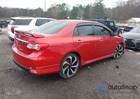 2011 Toyota Corolla S из США, поврежденный, VIN 2T1BU4EE7BC717125